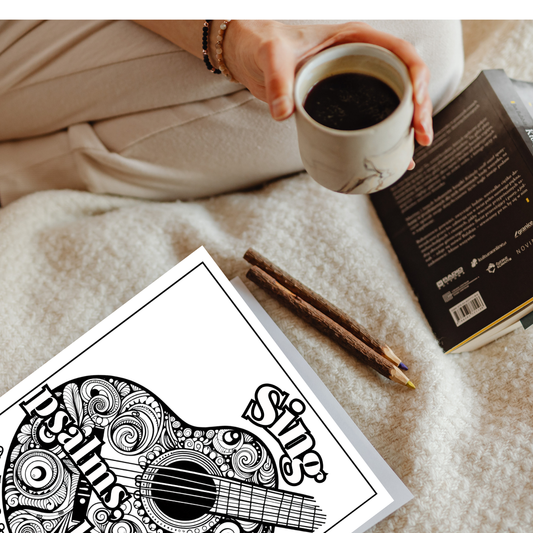 Melodies of Peace Coloring Page Set