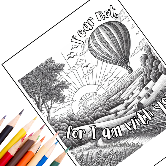 Lifted By Grace Coloring Pages Set