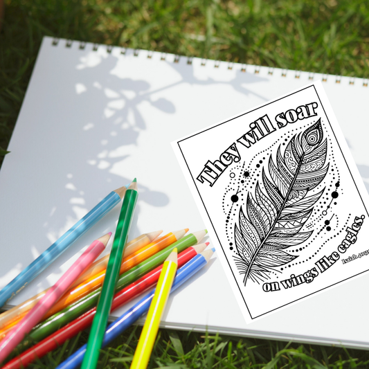 Covered in His Care Coloring Page Set